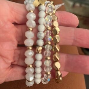 Beautiful Glass Beqded Stretch Bracelet